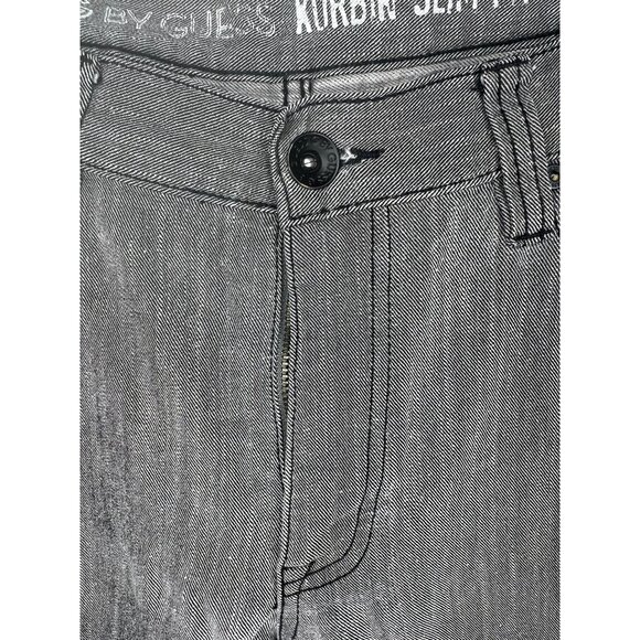 G By Guess Korbin Slim Fit Gray Denim Jeans For Men Size 36X30 - Picture 6 of 15